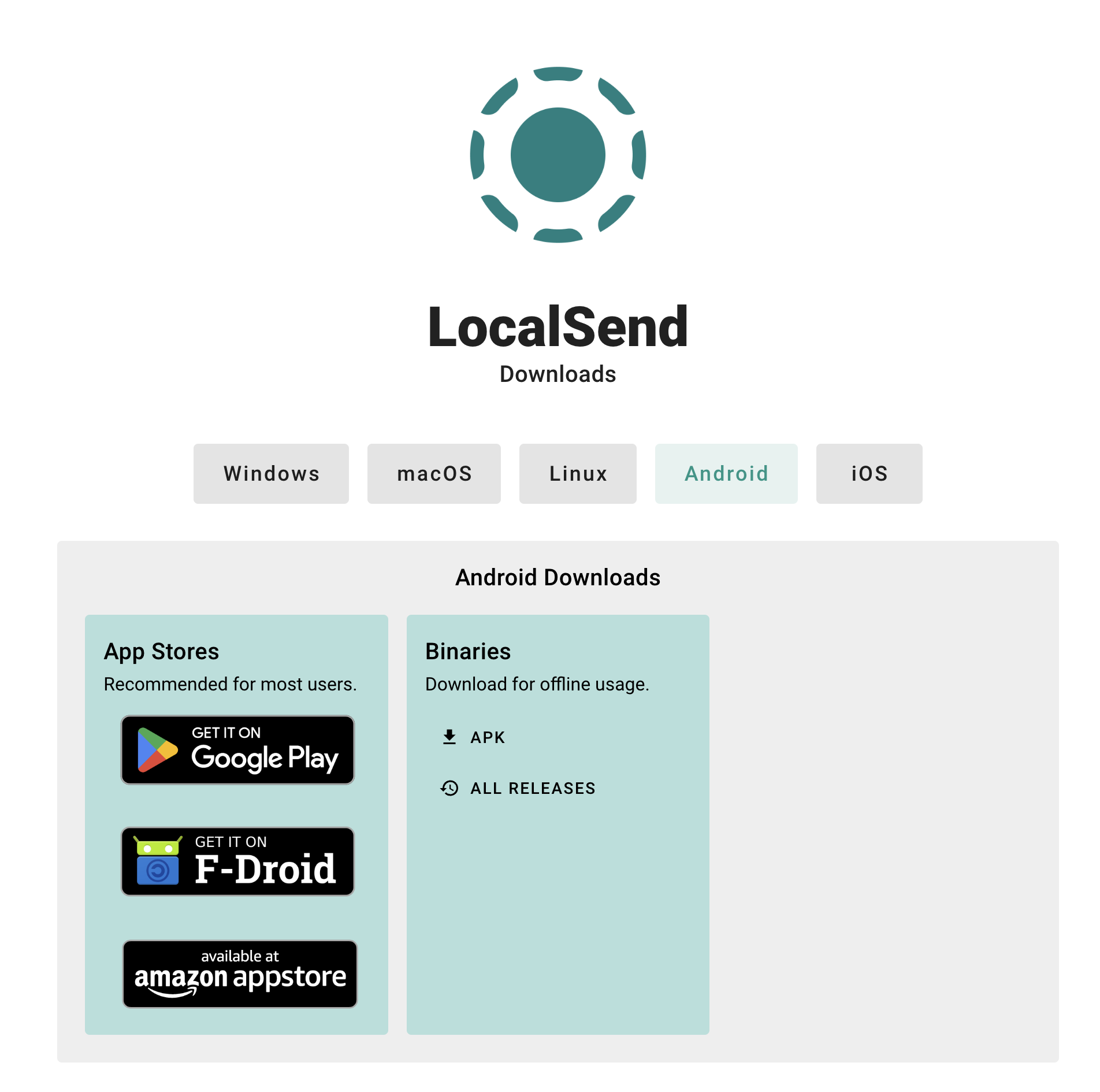 发现一个不错的工具 localsend